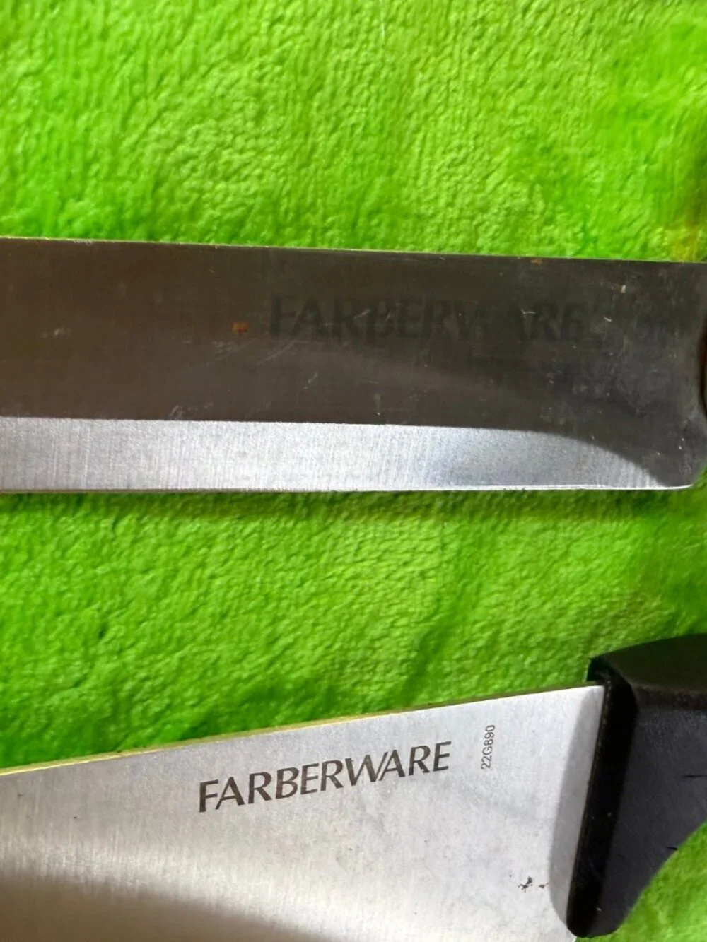 Farberware Knife Set with Black Handles and Stainless Steel Blades